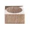 Modernist Marble Bowl  option Beige Marble / Large: 6.8 in width