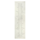 Oyster List Table Runner