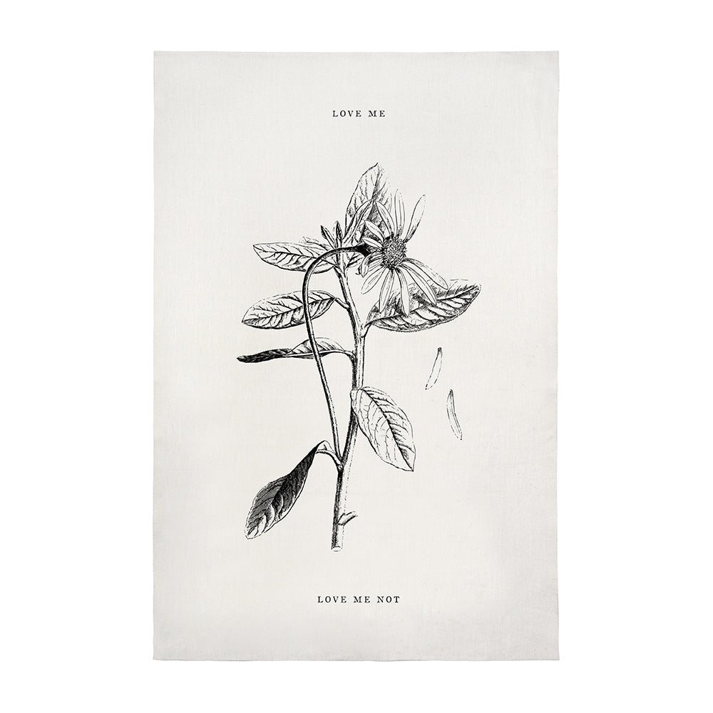 Oyster List Tea Towel (Set of 2)