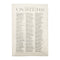 Oyster List Tea Towel (Set of 2)  option Oyster List