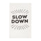 Oyster List Tea Towel (Set of 2)  option Slow Down