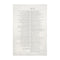 Oyster List Tea Towel (Set of 2)  option Wine List