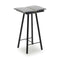 Georg Bar Stool  option Black with Light Grey
