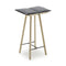Georg Bar Stool  option Oak with Dark Grey