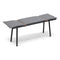 Georg Bench  option Black with Light Grey