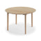 Hven Round Dining Table  option White Soap Oak
