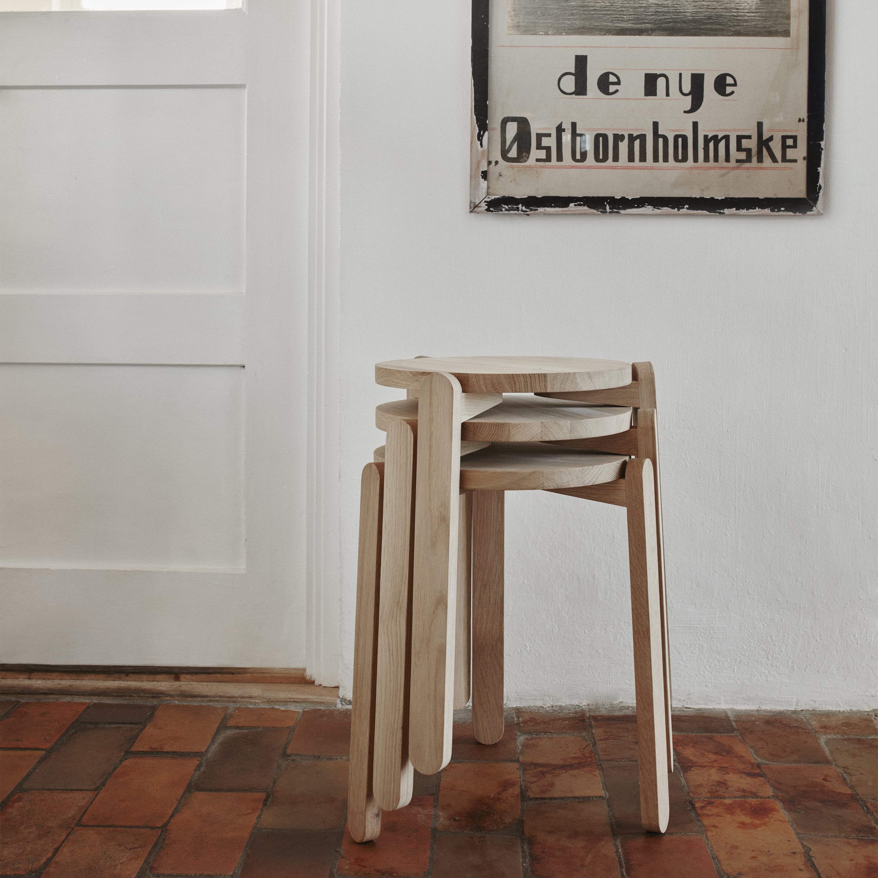 Fritz Hansen Nomad Stackable Stool - 2Modern