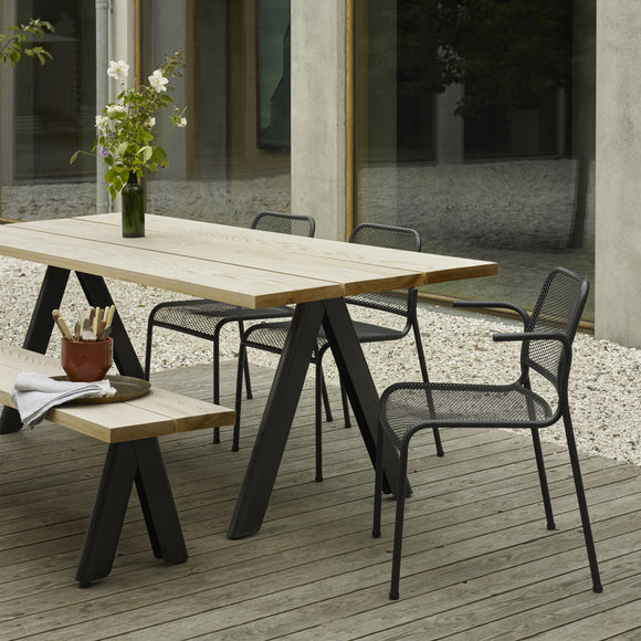 Fritz Hansen Overlap Rectangle Outdoor Dining Table - 2Modern