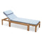 Riviera Sunbed  option Sea Blue Stripe
