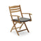 Selandia Folding Armchair  option Charcoal