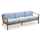 Virkelyst 3-Seater Sofa  option Sea Blue Stripe