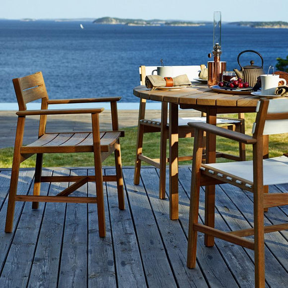 Djurö Outdoor Dining Armchair with Sling