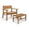 Djurö Lounge Armchair  option Teak Footstool