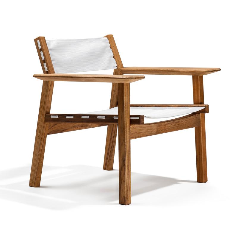Djurö Outdoor Lounge Armchair with Sling
