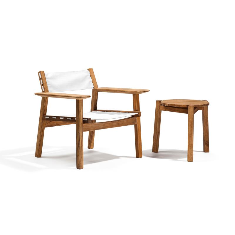 Djurö Outdoor Lounge Armchair with Sling
