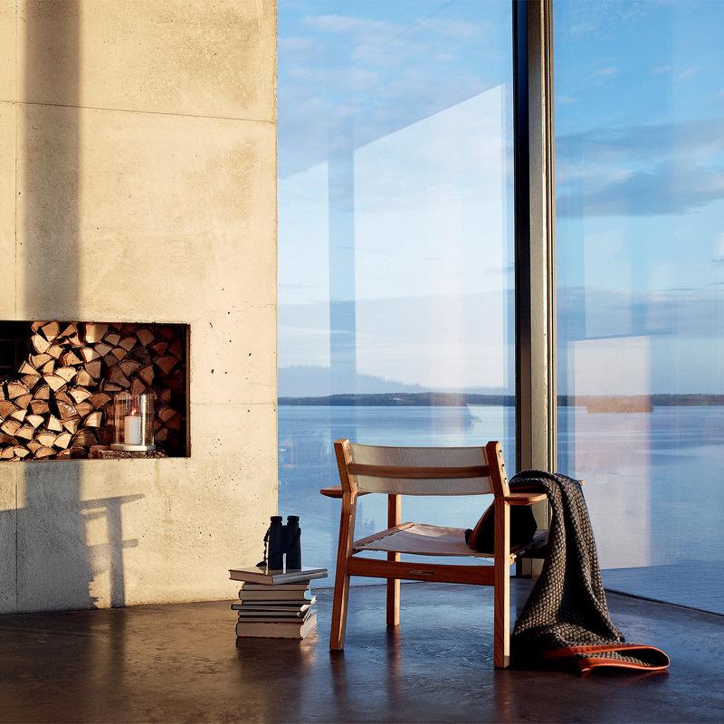Djurö Outdoor Lounge Armchair with Sling