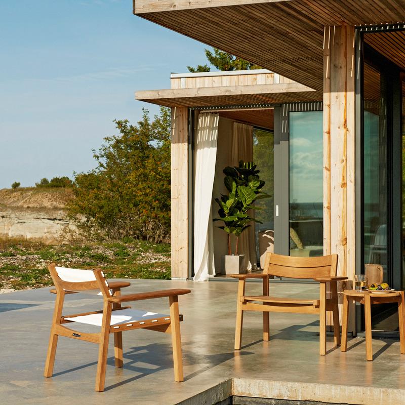 Djurö Outdoor Lounge Armchair with Sling