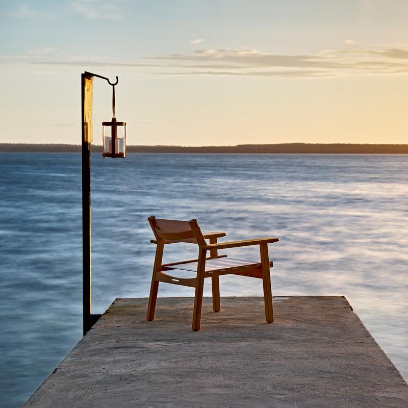 Djurö Outdoor Lounge Armchair with Sling