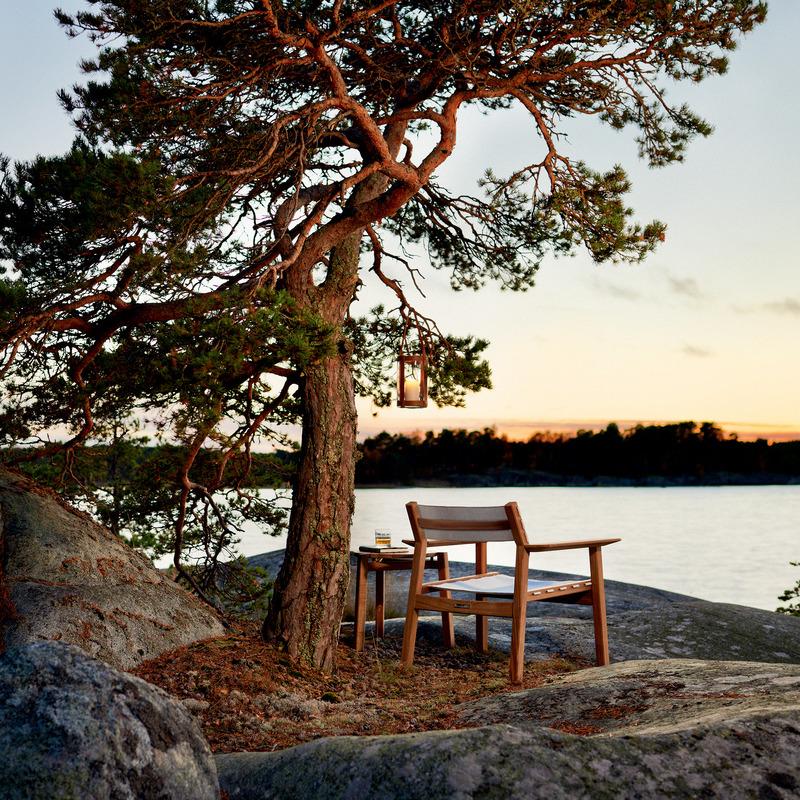 Djurö Outdoor Lounge Armchair with Sling