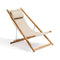 H55 Lounge Chair  option Natural Canvas Indoor