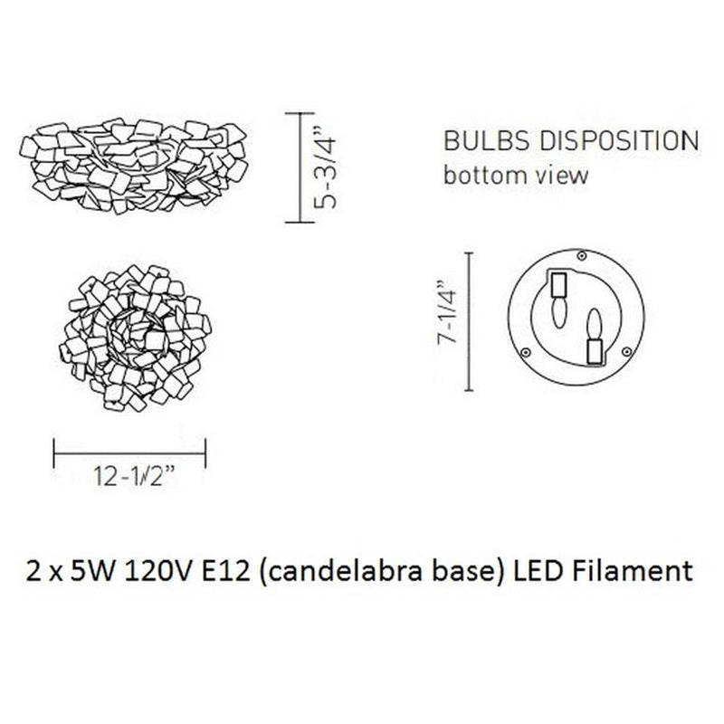 Clizia Mama Non Mama Wall / Ceiling Light