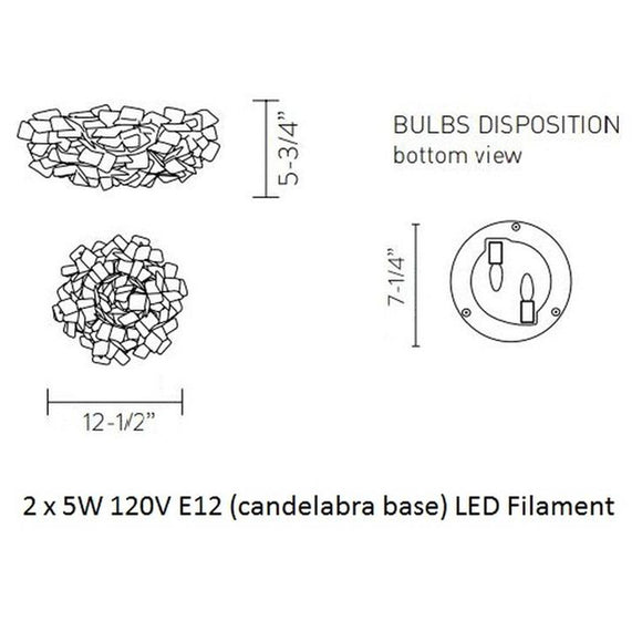 Clizia Mama Non Mama Wall / Ceiling Light
