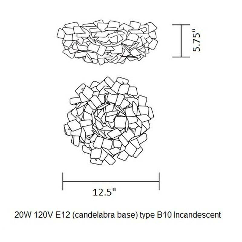 Clizia Wall/Ceiling Light