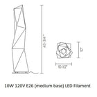 Diamond Floor Lamp