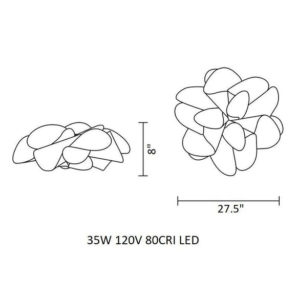 Etoile Ceiling Wall Sconce