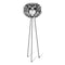Flora Floor Lamp  option Pewter