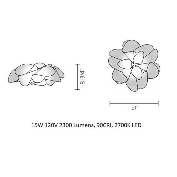 La Belle Etoile Wall / Ceiling Light