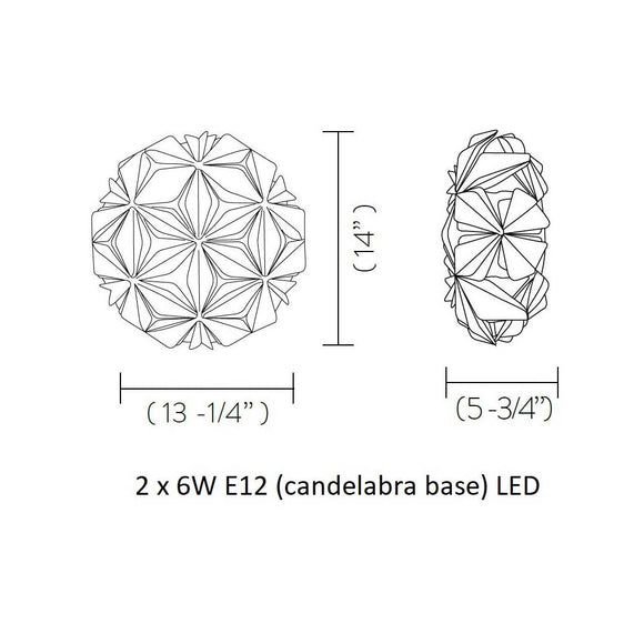 La Vie Wall/Ceiling Light