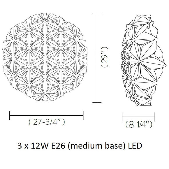 La Vie Wall/Ceiling Light