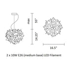 Veli Couture Pendant Light