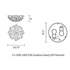 Veli Wall / Ceiling Light