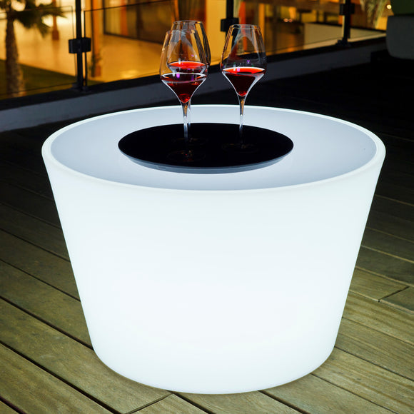 Bass Illuminated Bluetooth LED Outdoor Coffee Table