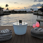 Bass Illuminated Bluetooth LED Outdoor Coffee Table