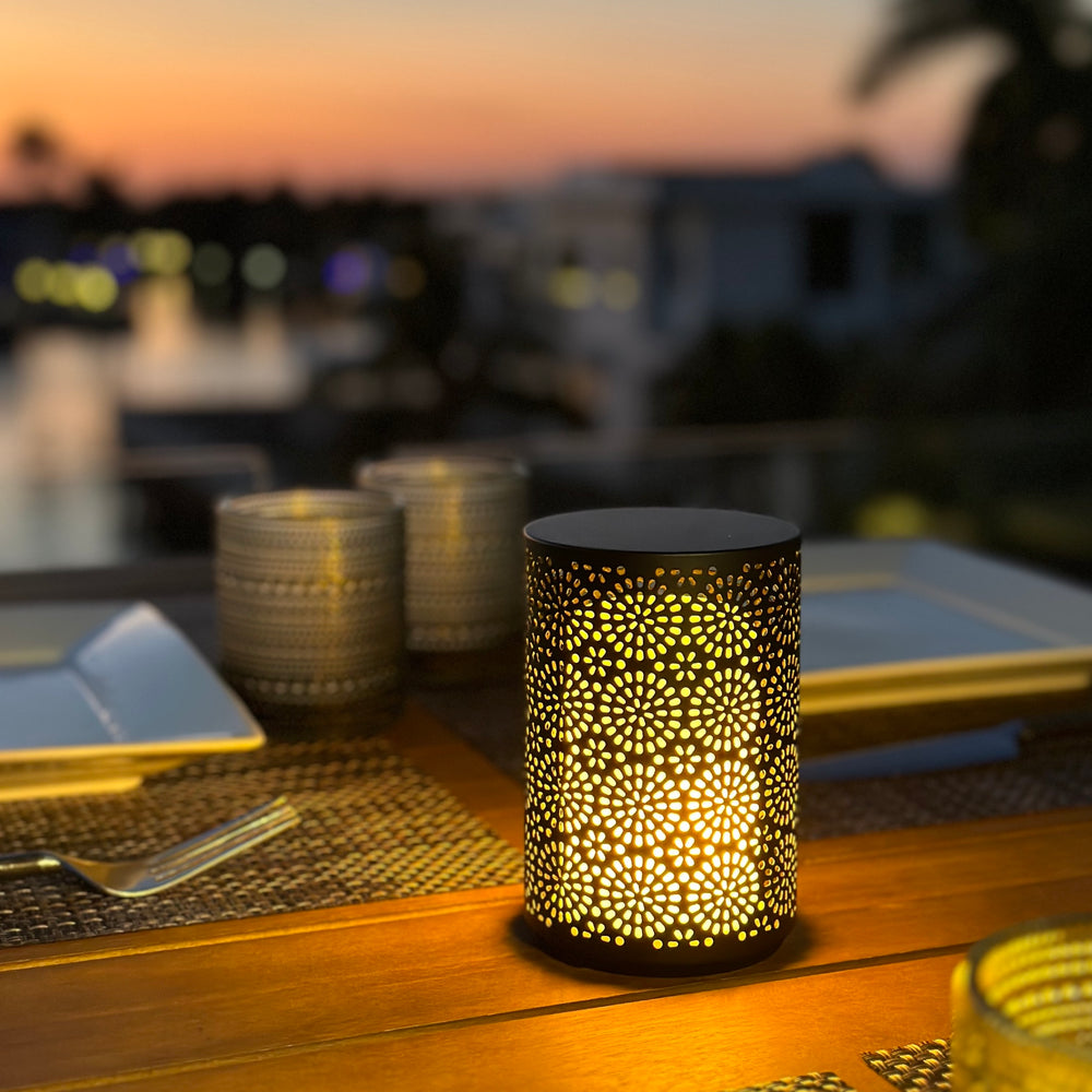 Dancing Flame LED Outdoor Table Lamp
