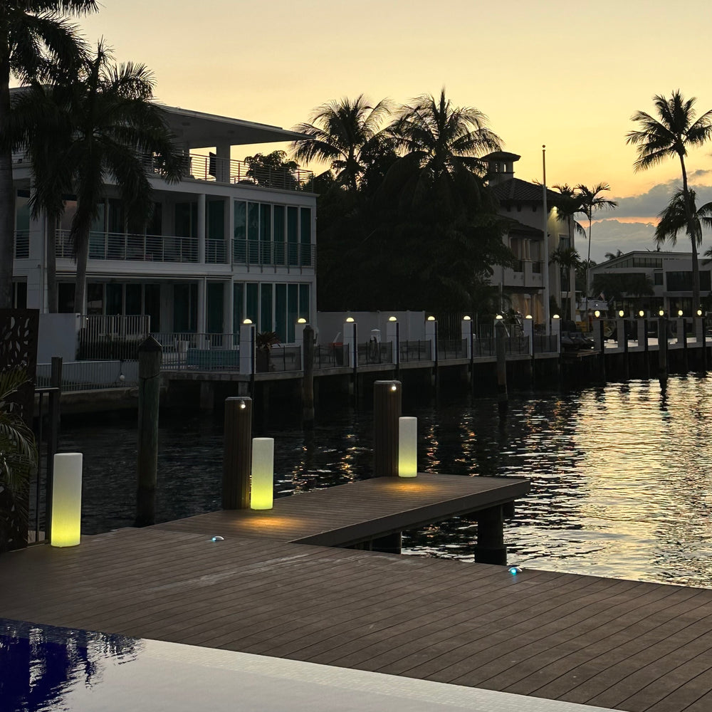 Tower Outdoor Bluetooth LED Floor Lamp