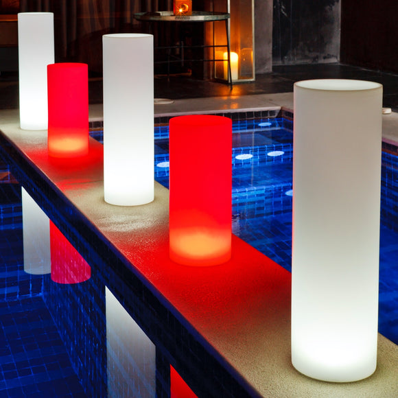 Tower Outdoor Bluetooth LED Floor Lamp
