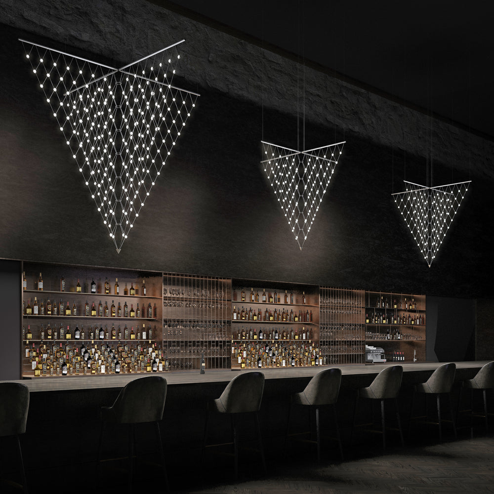 Constellation Galaxy Matrix Arrow LED Pendant Light