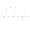 Counterpoint™ LED Linear Pendant Light  option Bright Satin Aluminum