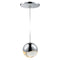 Grapes LED 1-Light Pendant Light  option Round Flat