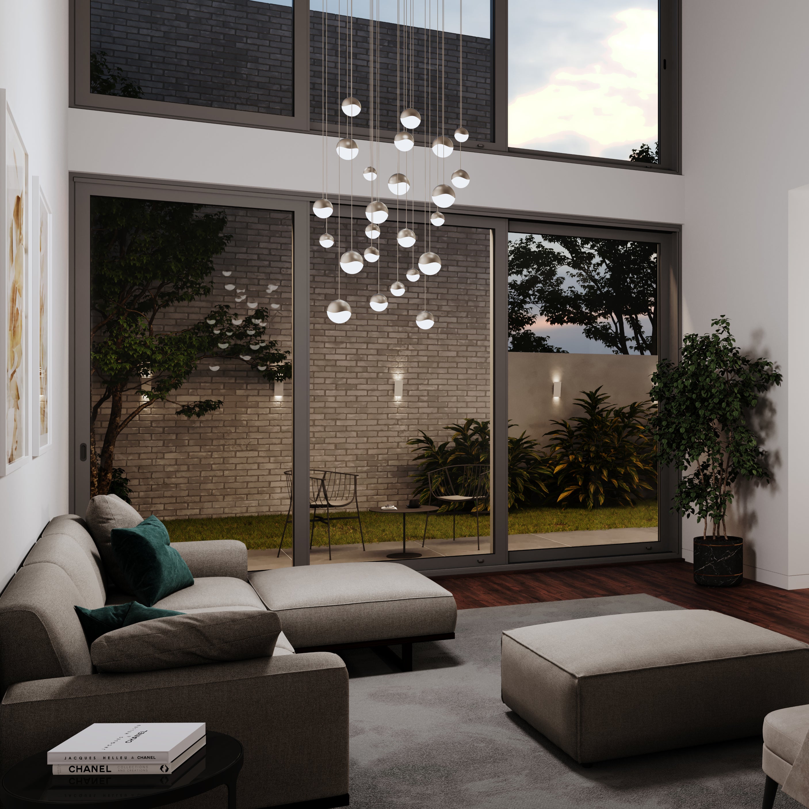 Sonneman Grapes Twenty Four Light Multi Pendant Light - 2Modern