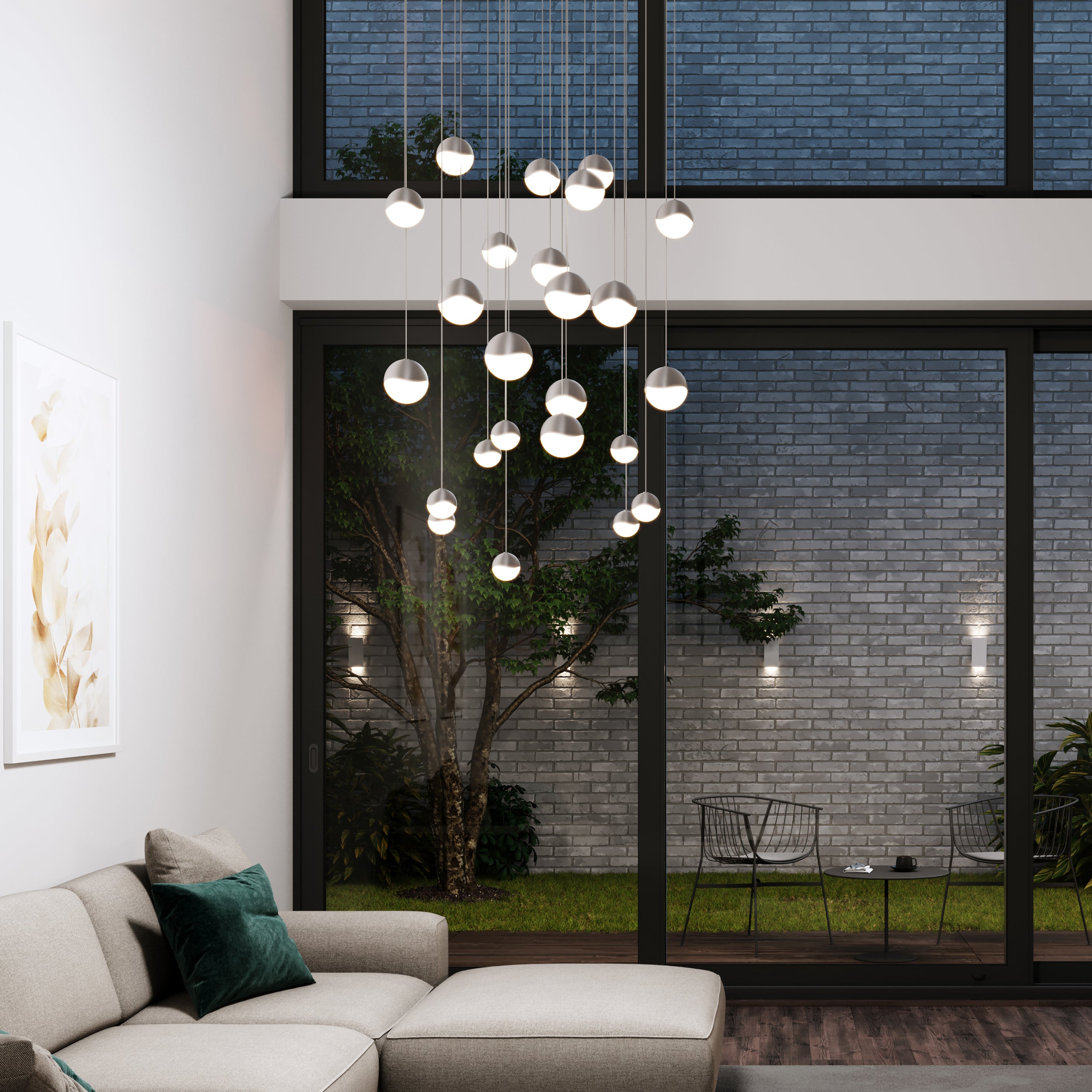 Sonneman Grapes Twenty Four Light Multi Pendant Light - 2Modern