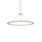 Luna Round LED Pendant Light  option Satin Black