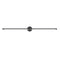 Purolinear 360 LED Wall Light  option Satin Black