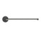 Purolinear 360 Single Linear LED Wall Light  option Satin Black