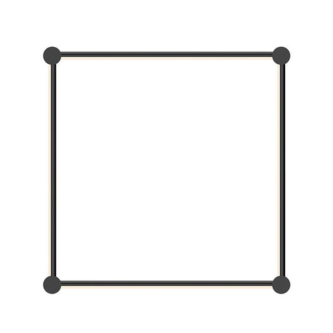 Purolinear 360 Square LED Wall Light