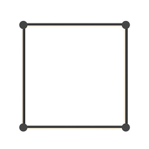 Purolinear 360 Square LED Wall Light